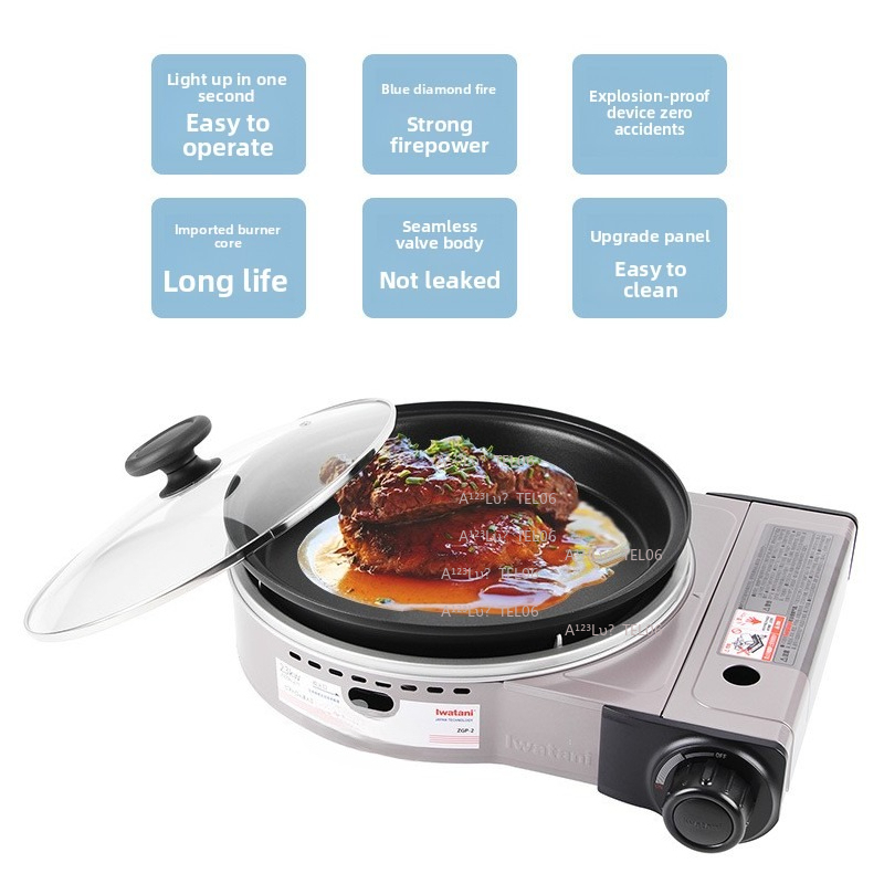 Outdoor Camping Burner - موقد غاز محمول مقاوم للرياح ZGP-2