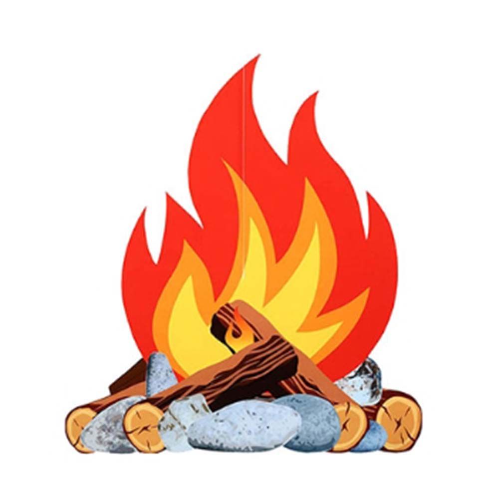 Outdoor Camping Burner - شعلة نار وهمية آمنة للتخييم، ديكور