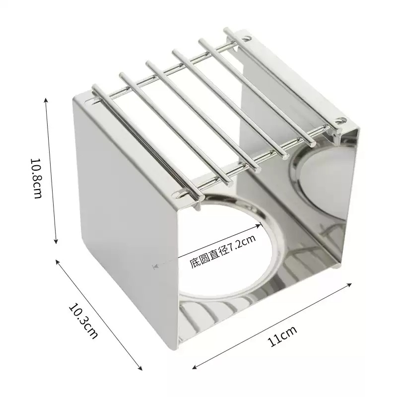 Outdoor Camping Burner - حامل قهوة مربع من الفولاذ المقاوم