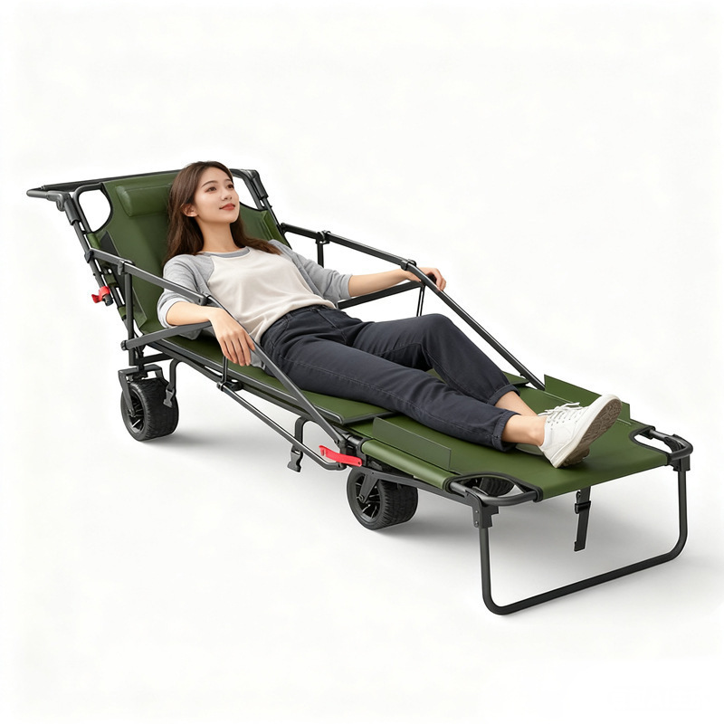 عربة تخييم قابلة للطي بعجلات م - مراجعة Outdoor Camping Trolley وسعره