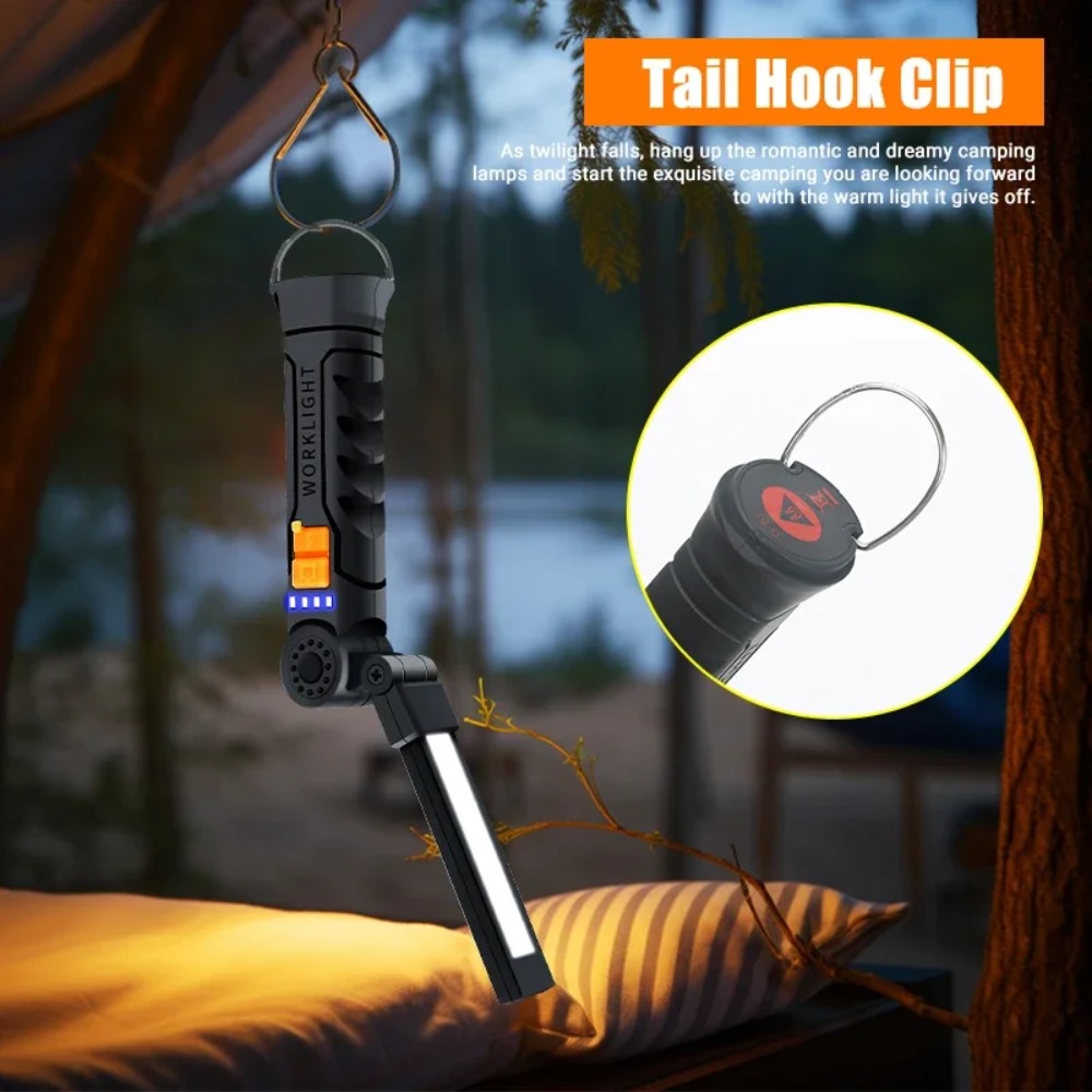 مصباح يدوي COB LED محمول USB ق - مراجعة Camping Lantern وسعره