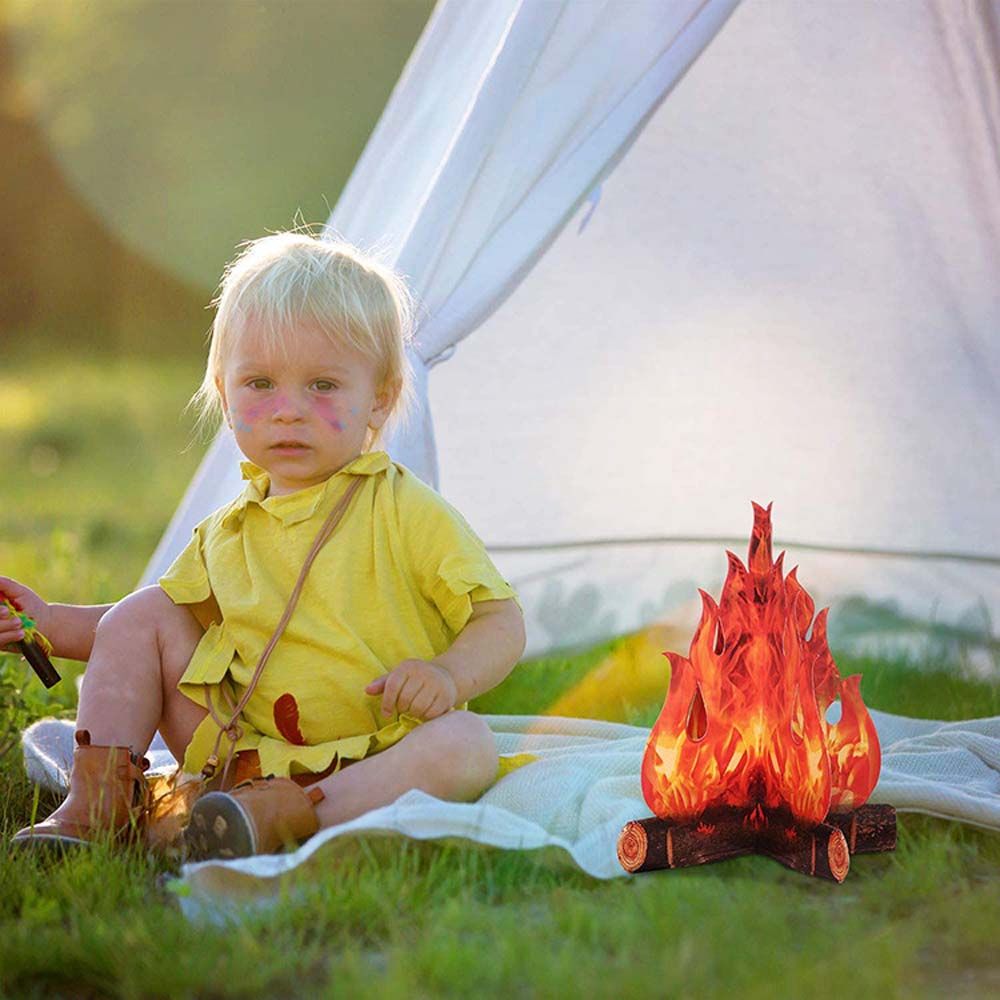 شعلة نار وهمية آمنة للتخييم، د - مراجعة Outdoor Camping Burner وسعره