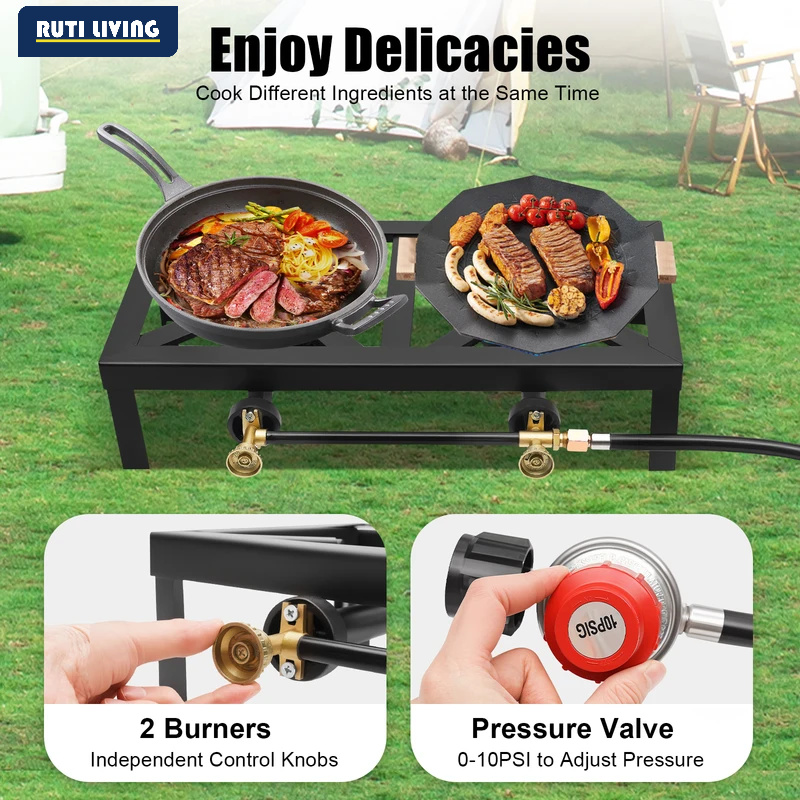 موقد غاز محمول للاستخدام الخار - مراجعة Outdoor Camping Burner وسعره