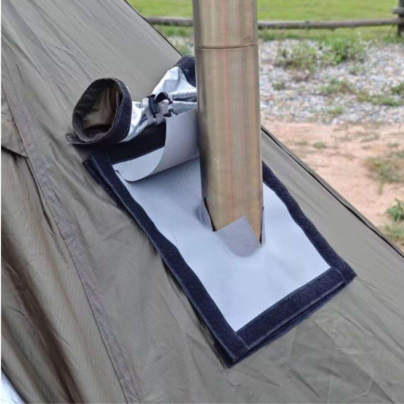 واقي مدخنة موقد التخييم، عازل  - مراجعة Outdoor Camping Burner وسعره