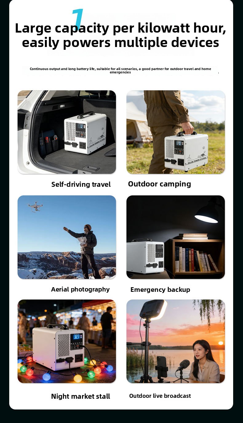 محطة طاقة محمولة LiFePO4 بقدرة - مراجعة Portable Power Station وسعره