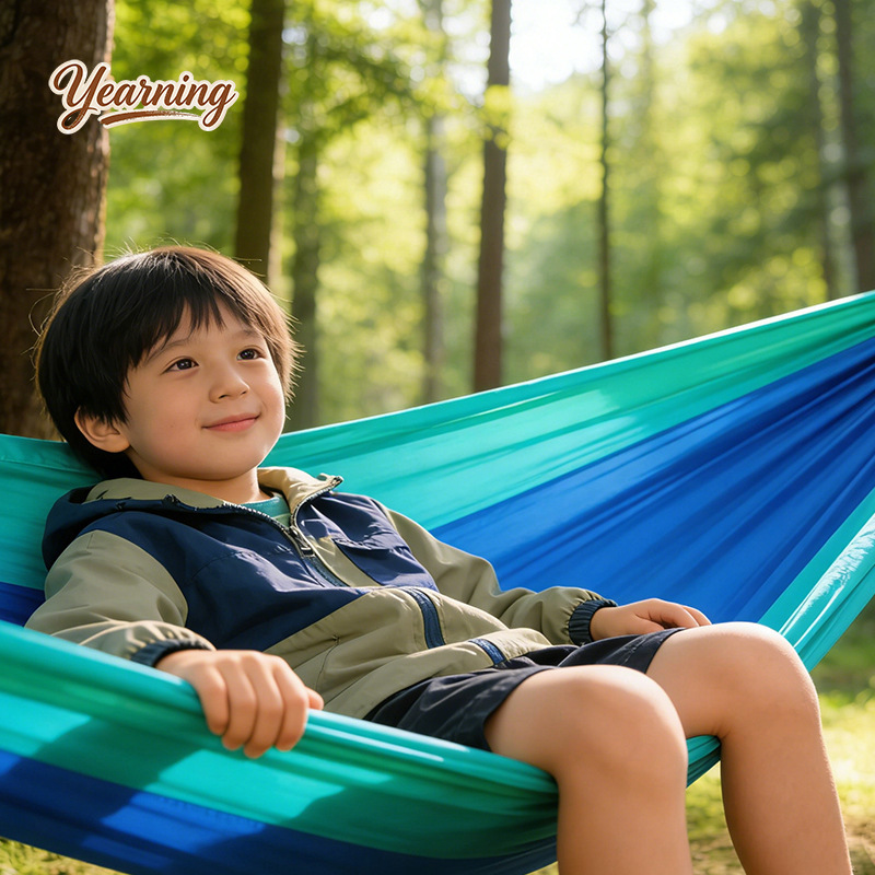 كرسي أرجوحة من قماش النايلون ا - مراجعة Outdoor Camping Hammock Chair وسعره