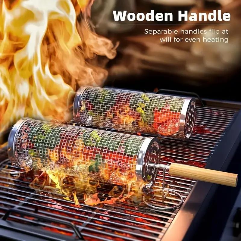 سلة شواء من الفولاذ المقاوم لل - مراجعة Outdoor Camping Bbq وسعره