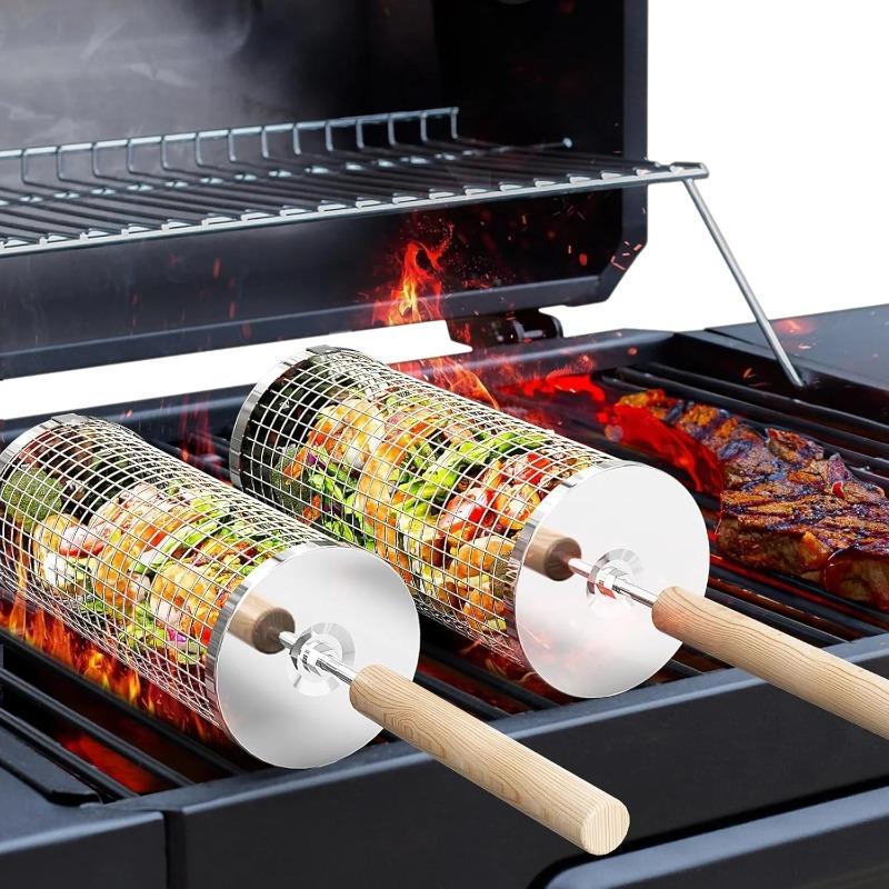 سلة شواء من الفولاذ المقاوم لل - مراجعة Outdoor Camping Bbq وسعره