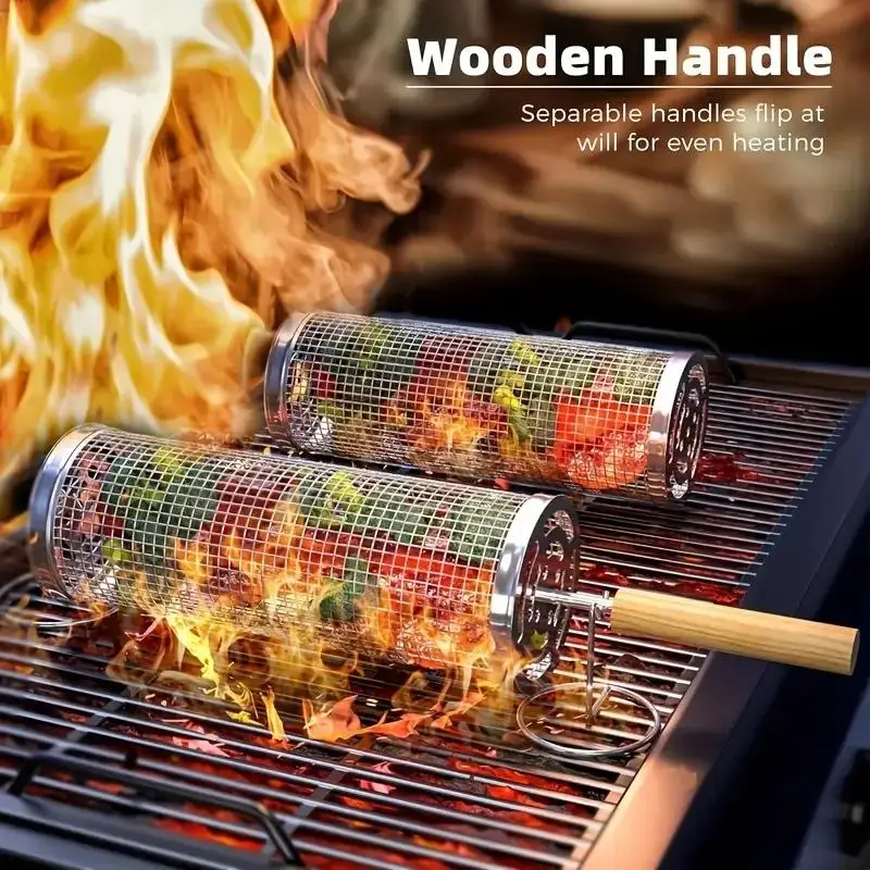 سلة شواء من الفولاذ المقاوم لل - مراجعة Outdoor Camping Bbq وسعره