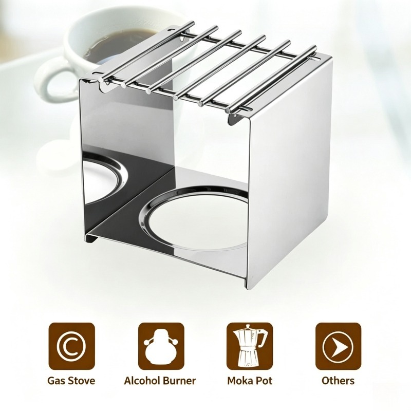 حامل قهوة مربع من الفولاذ المق - مراجعة Outdoor Camping Burner وسعره