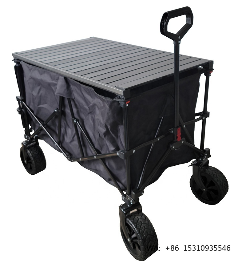 عربة قابلة للطي بطاولة قابلة ل - مراجعة Outdoor Camping Trolley وسعره