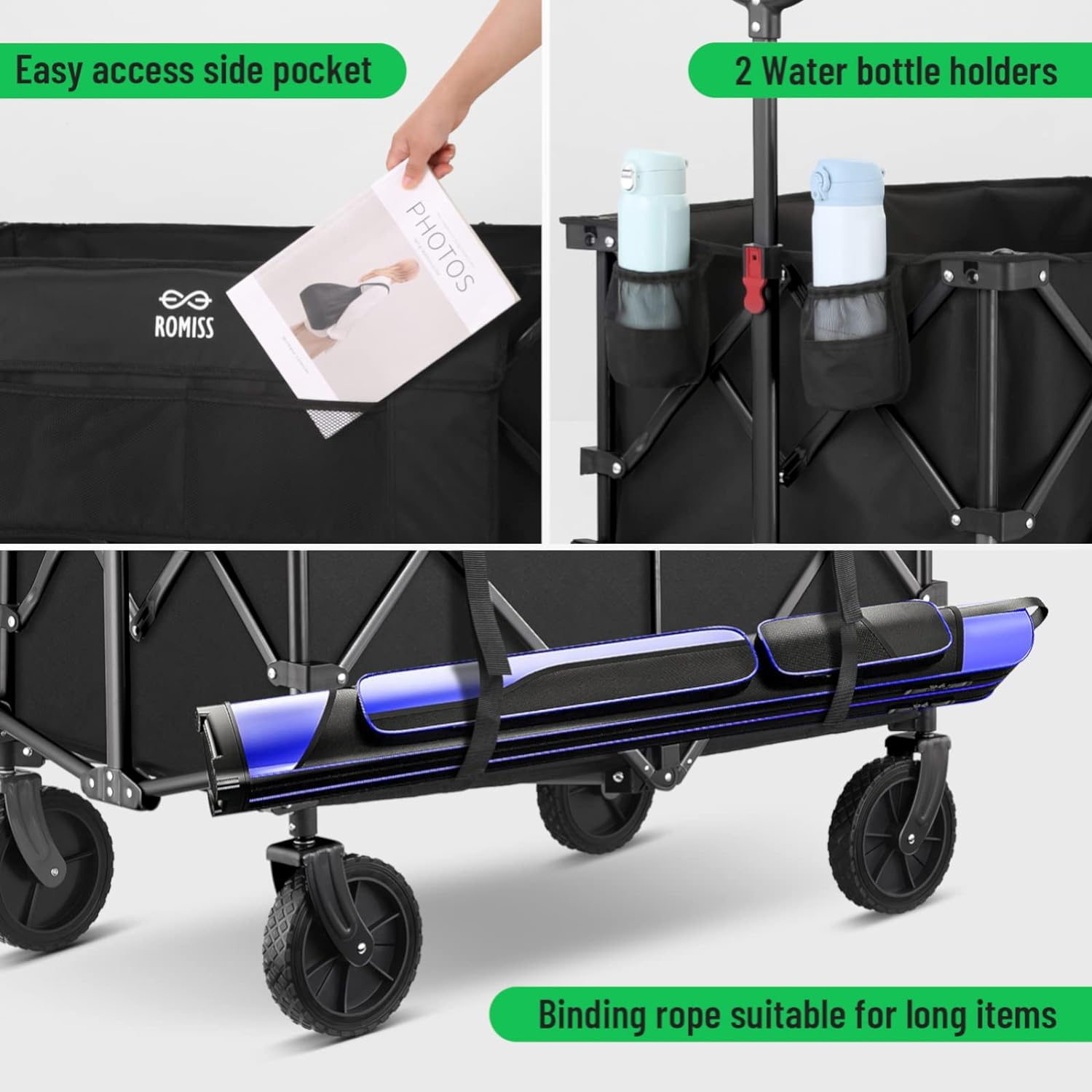 عربة قابلة للطي بطاولة قابلة ل - مراجعة Outdoor Camping Trolley وسعره