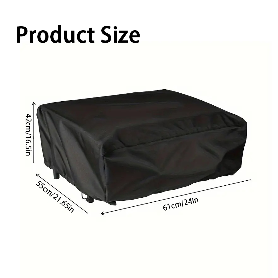 غطاء حماية أسود للفرن مع حبل ق - مراجعة Outdoor Camping Bbq وسعره