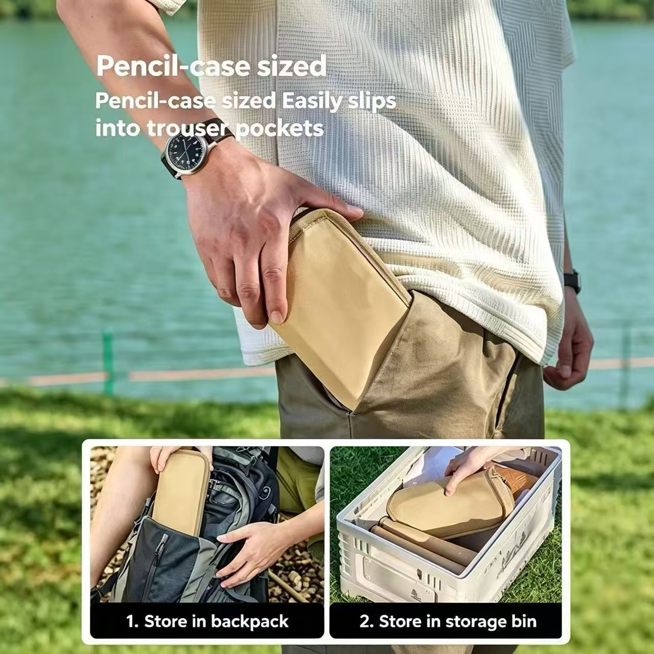 مقعد ماجزا المحمول القابل للطي - مراجعة Outdoor Camping Hammock Chair وسعره