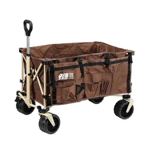 عربة شاطئية قابلة للطي من الدر - مراجعة Outdoor Camping Trolley وسعره